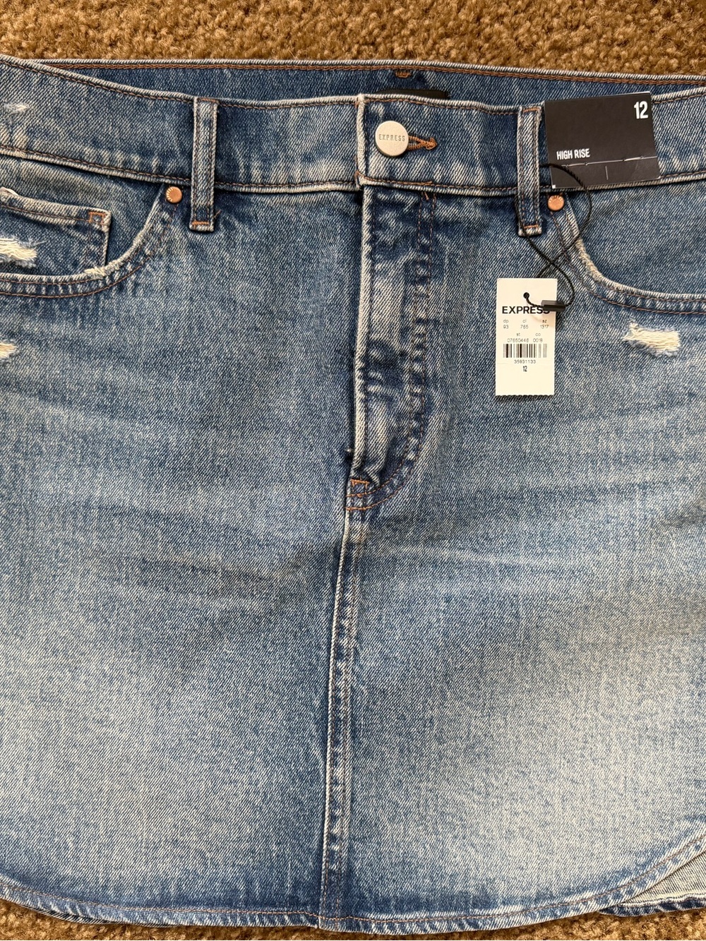 NWT Express Jean Skirt